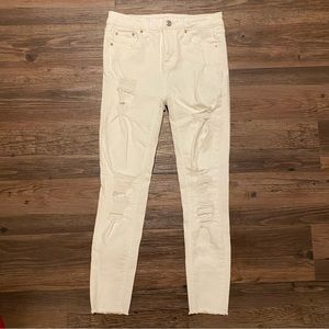 Wild Fable Skinny Jeans - white distressed